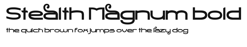 Stealth Magnum Bold Preview