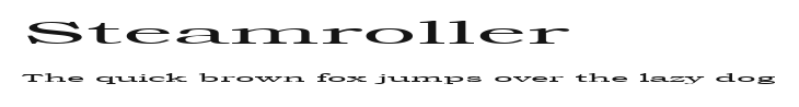 Steamroller Preview