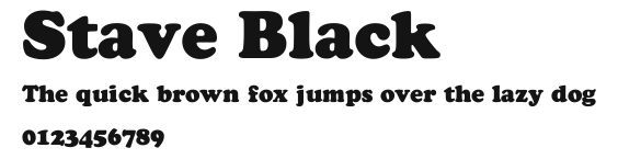Stave Black Preview