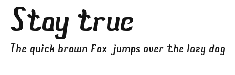 Stay true Preview