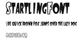 StartlingFont Preview