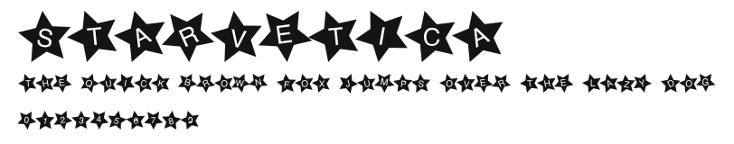 Starvetica Preview