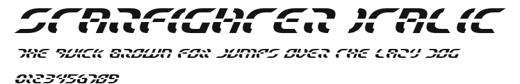 Starfighter Italic Preview