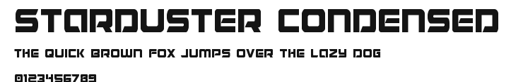 Starduster Condensed Preview