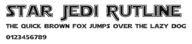 Star Jedi Outline Preview