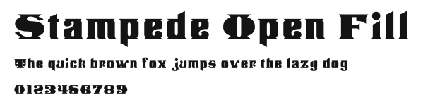 Stampede Open Fill Preview