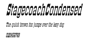 StagecoachCondensed Preview