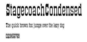 StagecoachCondensed Preview