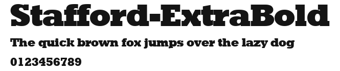 Stafford-ExtraBold Preview