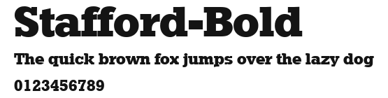 Stafford-Bold Preview
