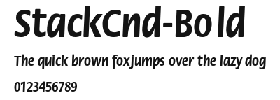 StackCnd-Bold Preview