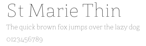 St Marie Thin Preview