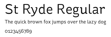 St Ryde Regular Preview
