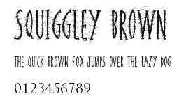 Squiggley Brown Preview