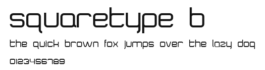 SquareType B Preview