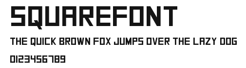 SquareFont Preview