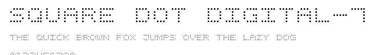 Square Dot Digital-7 Preview