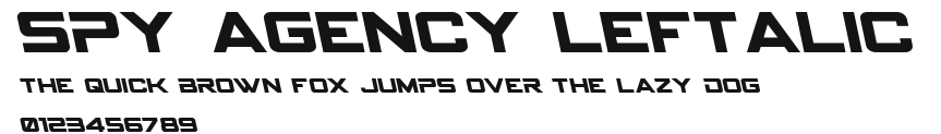 Spy Agency Leftalic Preview