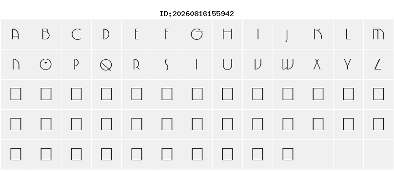 Character Map