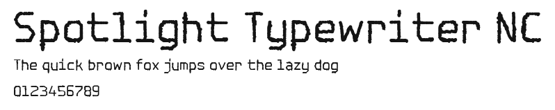 Spotlight Typewriter NC Preview