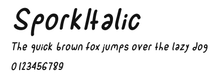 SporkItalic Preview