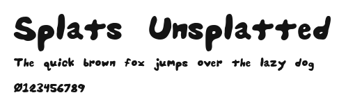 Splats Unsplatted Preview
