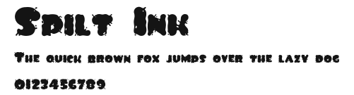 Spilt Ink Preview