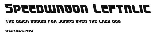 Speedwagon Leftalic Preview