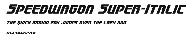 Speedwagon Super-Italic Preview