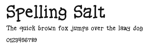 Spelling Salt Preview