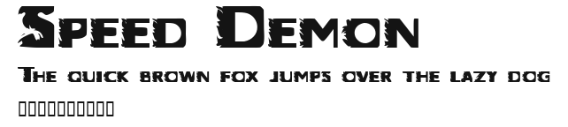 Speed Demon Preview