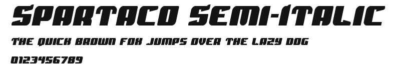 Spartaco Semi-Italic Preview
