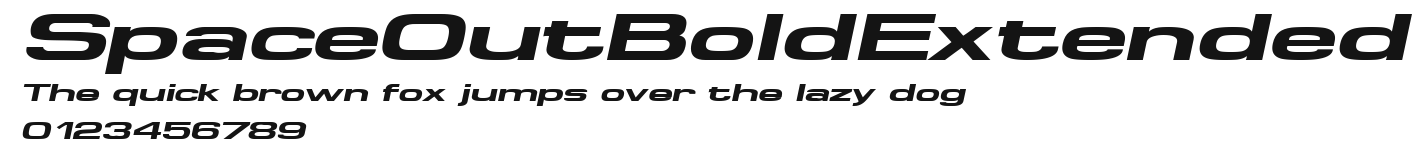 SpaceOutBoldExtended Preview