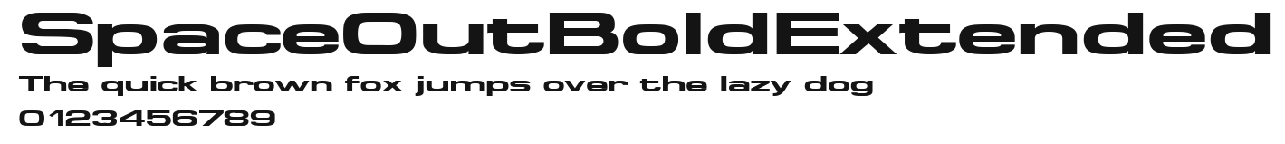 SpaceOutBoldExtended Preview