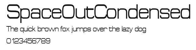 SpaceOutCondensed Preview