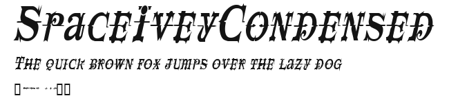 SpaceIveyCondensed Preview