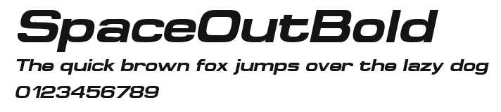SpaceOutBold Preview