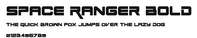 Space Ranger Bold Preview