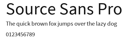 Source Sans Pro Preview