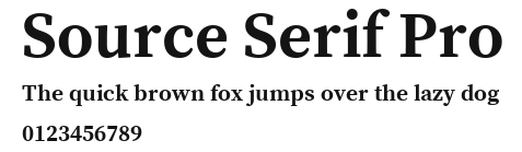 Source Serif Pro Preview