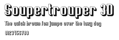 Soupertrouper 3D Preview