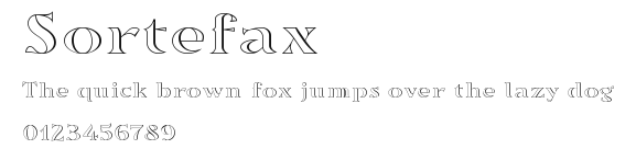 Sortefax Preview