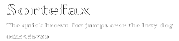 Sortefax Preview