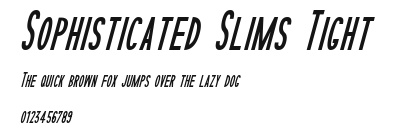 Sophisticated Slims Tight Preview