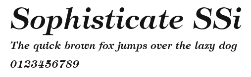 Sophisticate SSi Preview