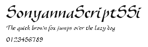 SonyannaScriptSSi Preview