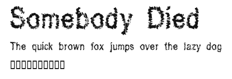 Somebody Died Preview