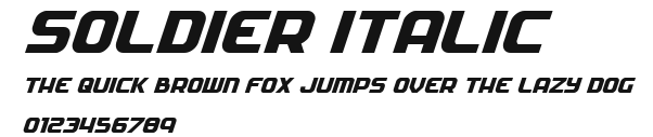 Soldier Italic Preview