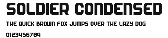 Soldier Condensed Preview