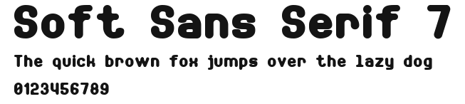 Soft Sans Serif 7 Preview